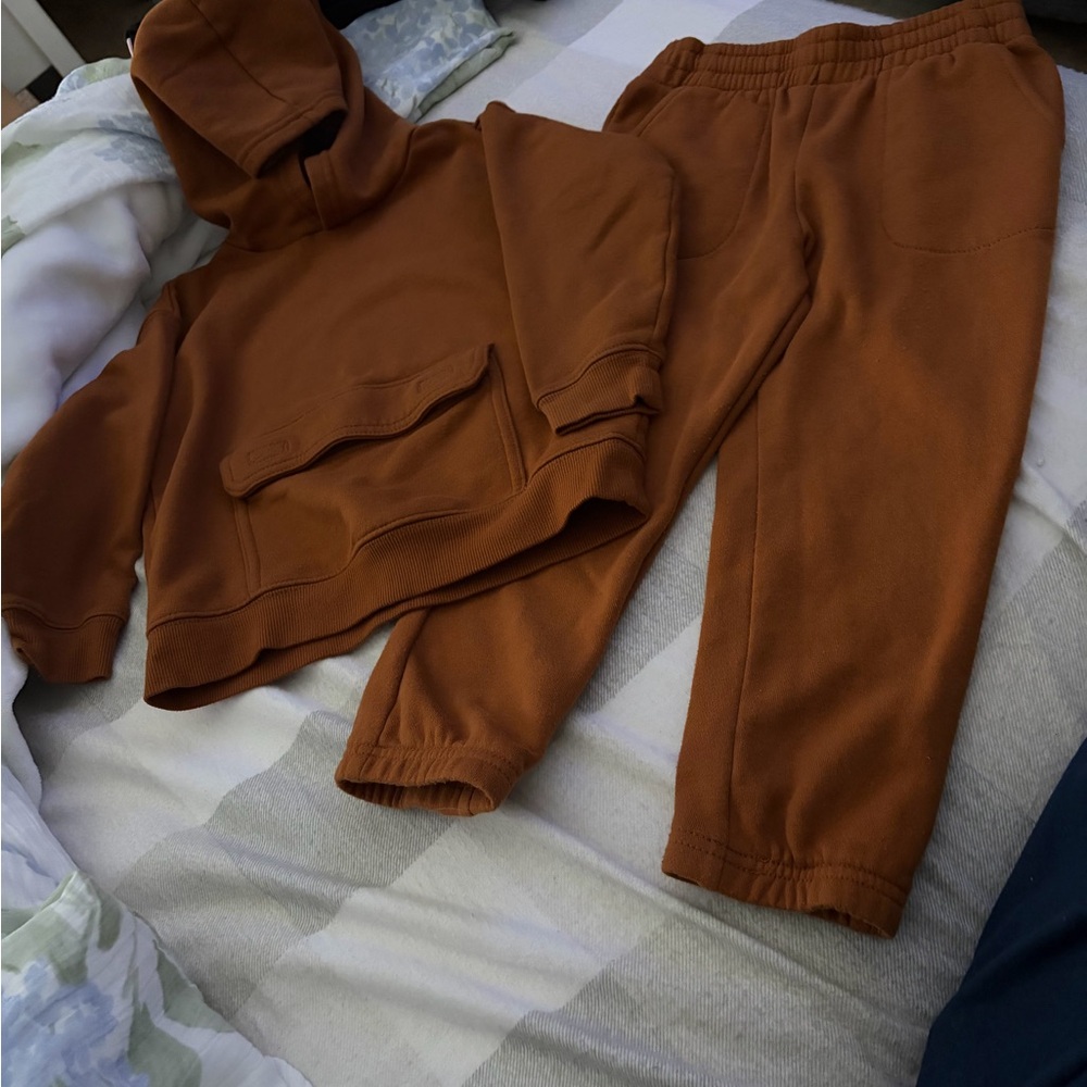 Carter's Brown Sweatpants & Hoodie Set